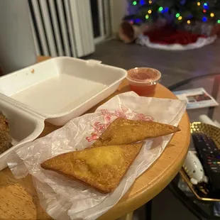 Crab Rangoon - not enough filling or flavor for me