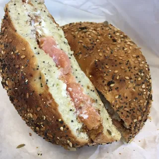 Bagel with Salmon