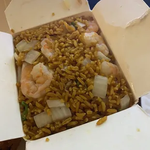 Shrimp fried rice