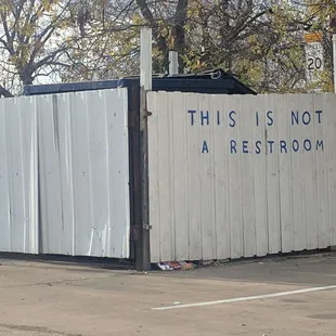 this is not a rest room