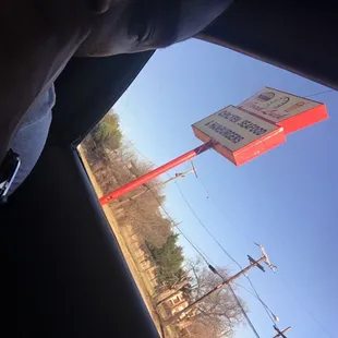 outside