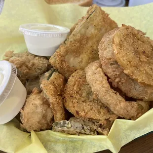 Veggie fried sampler