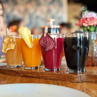 Cold Pressed Juice Flights