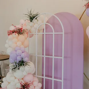 It's like a beautiful blank canvas that you can make your own, with your decorations.