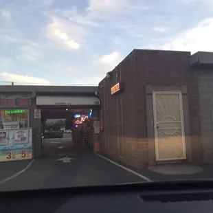 Liquor Store with a Drive-Thru entrance