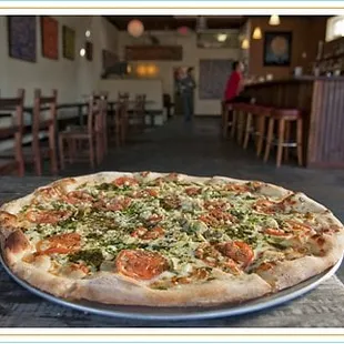 pizza, food