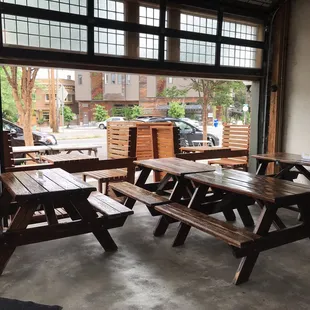 Indoor/outdoor seating area