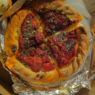 Deep dish pizza