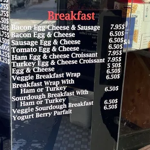 Menu 11/2023