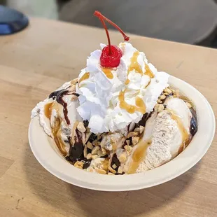 Turtle sundae