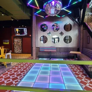 Downstairs dance floor