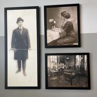 Vintage family photographs from the owners family history