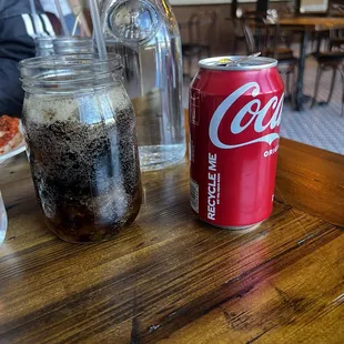 Soda in a can