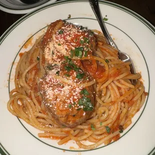 Spaghetti and Meatballs
