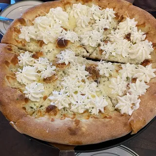 Brooklyn White Pie - 12 inch- 6 slices