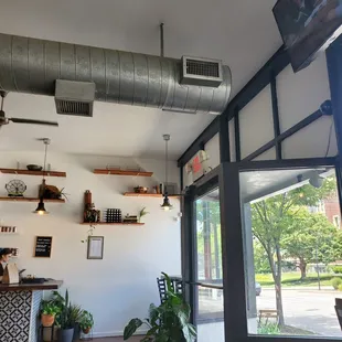 Interior is nice and well lit