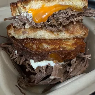 Adobo Grilled Cheese Sandwich