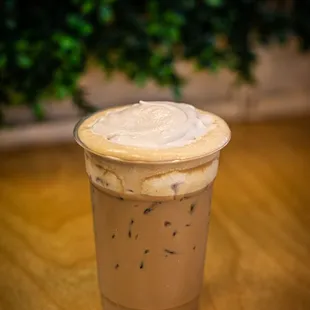 Brown Sugar Cloud + Shaken Oat Latte