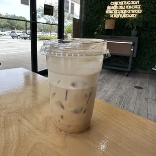 Brown sugar cloud over viet coffee