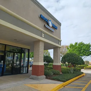 the front of the store