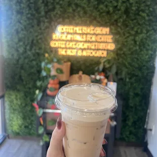 Pumpkin cloud + iced chai