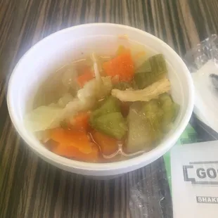 Free soup w/salad or sandwich