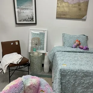 "Mermaid" styled room in the Shoppe