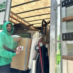 Half full - they doubled the cost because they sent another truck and a total of 5 people. I am suing them!