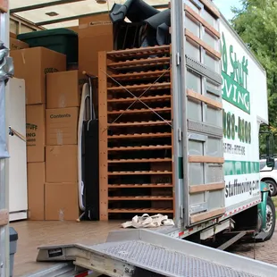 Proper truck packing gets it there safe and secure!