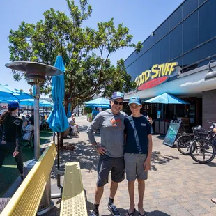 Cris with son, Cody.