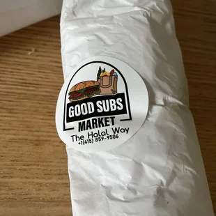 Good Subs Halal Chicken Wrap