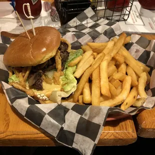 $5 burger and fries special