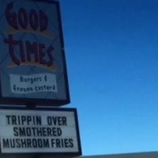 "Trippin over smothered mushrooms" Taste great, but no buzz