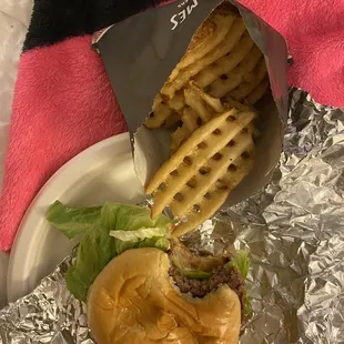 food, waffles