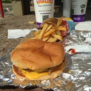 #2 with regular fresh cut fries .. Delicious. We also got a Reese&apos;s spoonbender and it was also awsome
