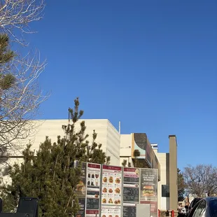 a parking lot