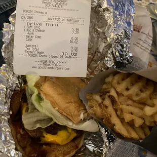 Sad burgers and cold fries :(((