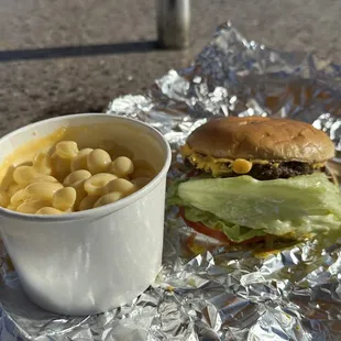 Mac and Cheese &amp; Cheeseburger