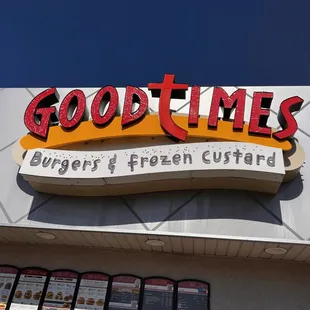 the sign