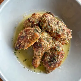 Garlic parmesan wings