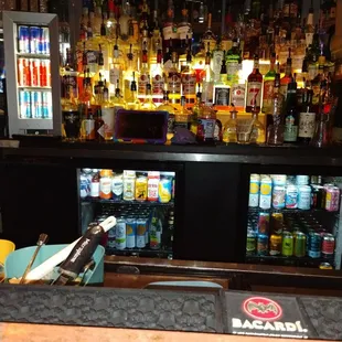Inside the bar