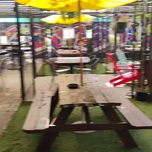 The patio