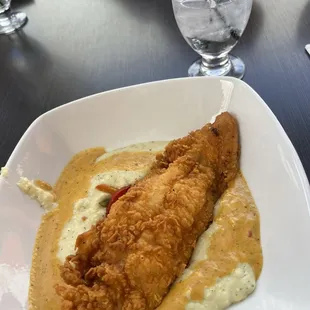 Catfish and grits