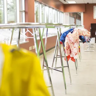 Garment area at Good Times Park-Eagan.