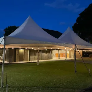 (2)20x20 high peak tents