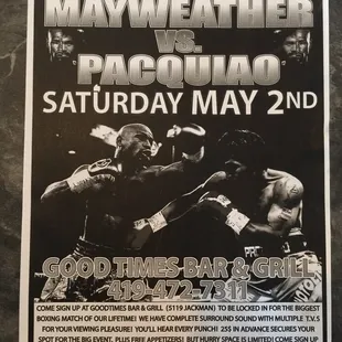 Fight of the century!