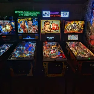 More of the current pinball selection.
