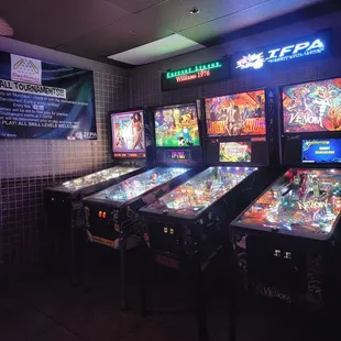 Well maintained Pinball Machines!