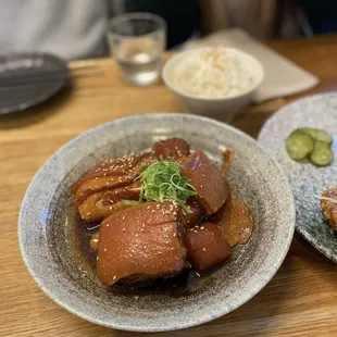 Braised pork