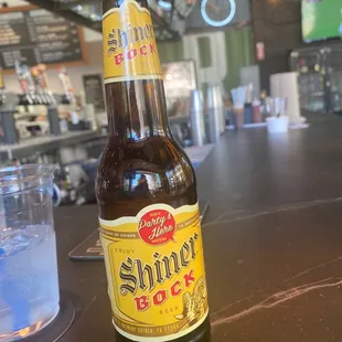 a bottle of beer